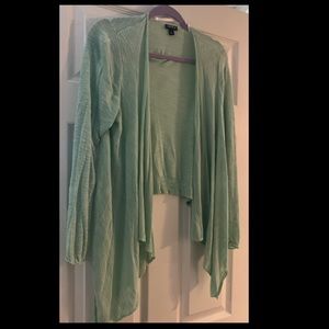 Torrid mint lightweight cardigan